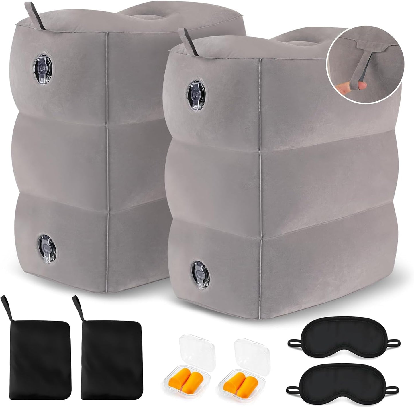 Travel Comfort 2Pack - Inflatable Foot Rest