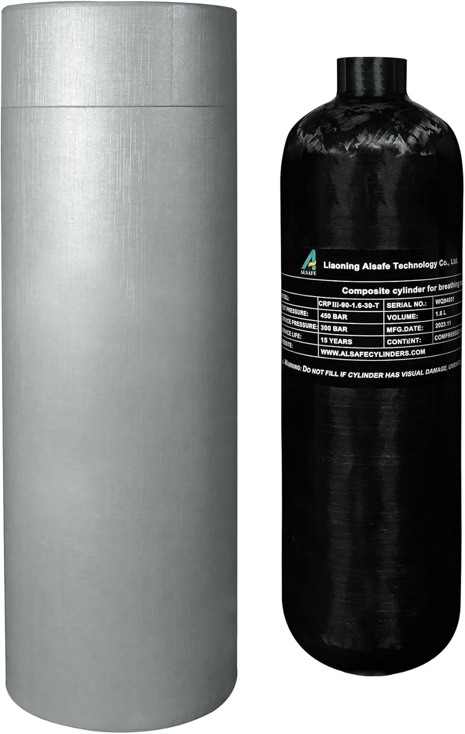 High Capacity Carbon Fiber Air Tank for PCP Hunting