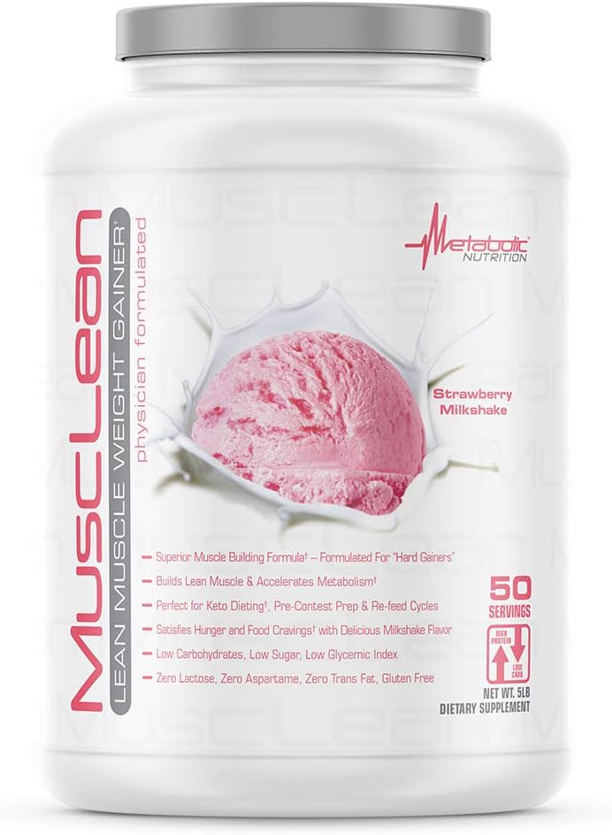 MuscLean High Protein Meal Replacement for Keto Diet Enthusiasts