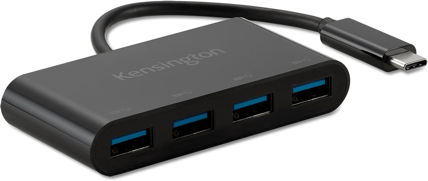Kensington CH1200 USB-C 10Gbps 4-Port Hub for Fast Connectivity