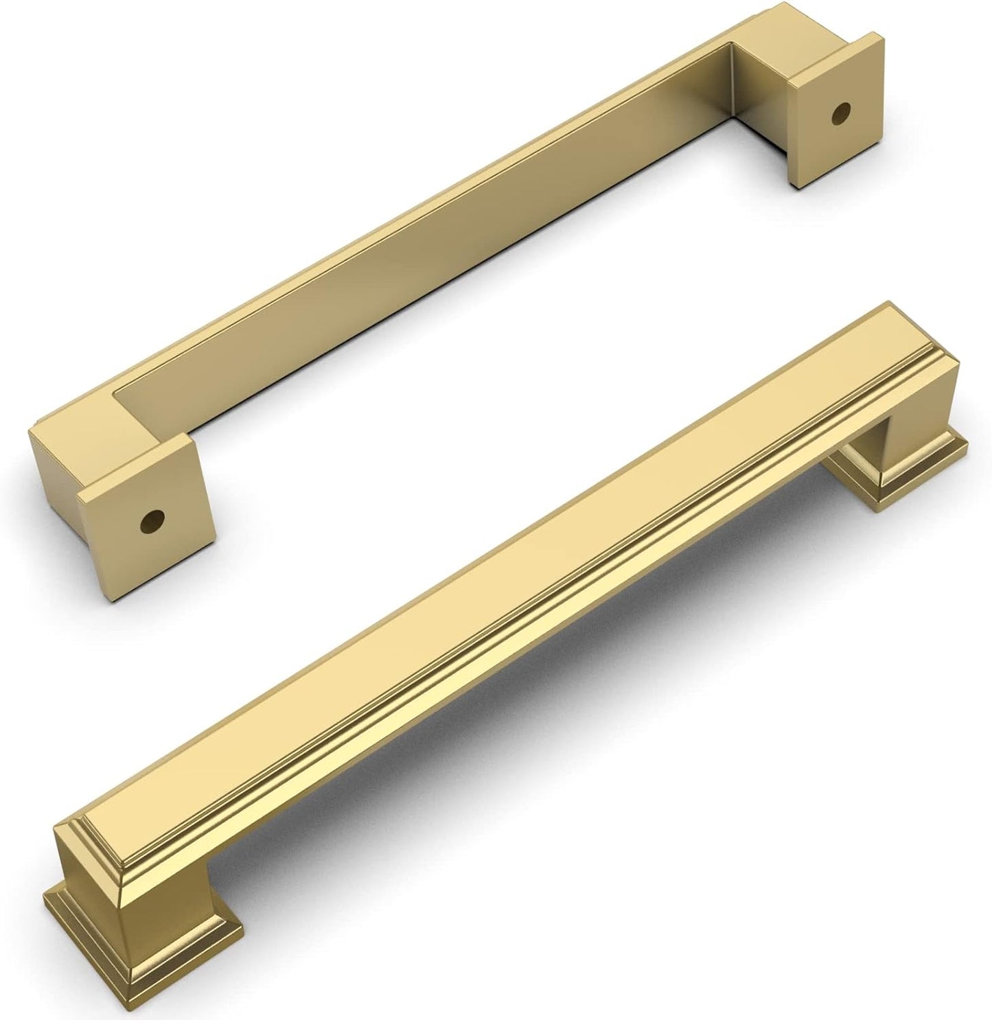 Brushed Gold Cabinet Pulls 5 Inch Hole Center Drawer Pulls