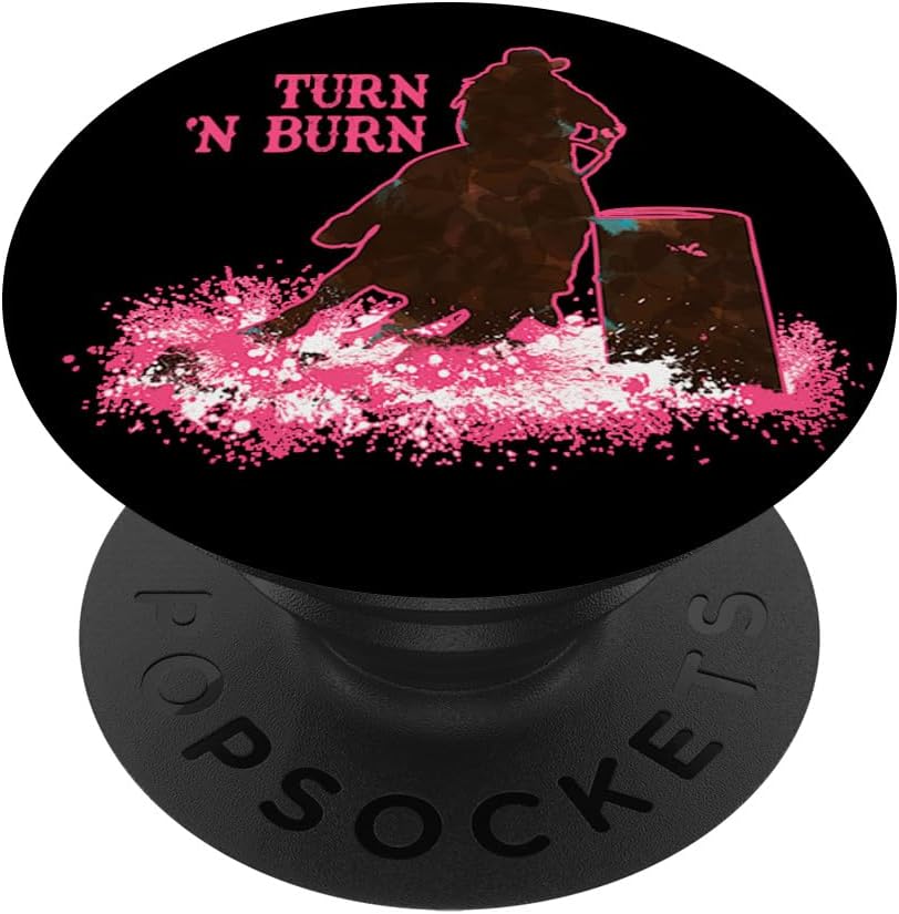 Barrel Racing Cowgirl PopGrip