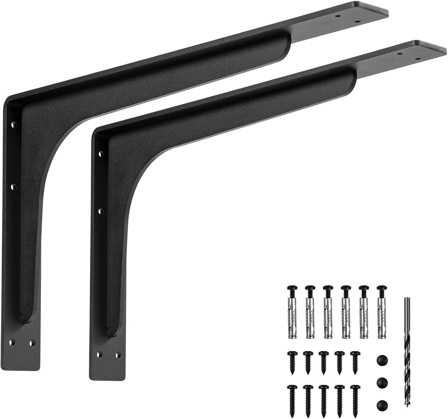 20 x 12 INCH Heavy Duty Shelf Brackets for Sturdy Support