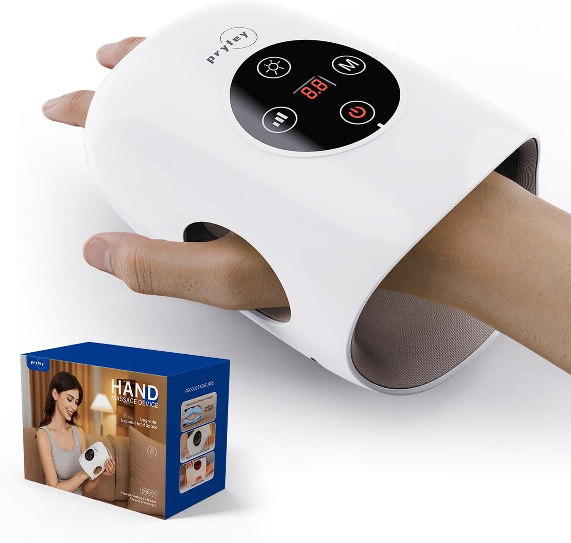 Pryfey Hand Massager for Arthritis and Carpal Tunnel Relief