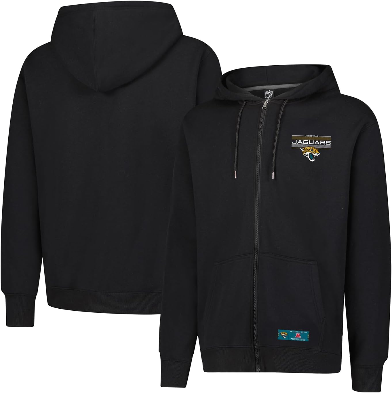 Ultra Game NFL Official Full Zip Hoodie Jacket for Men