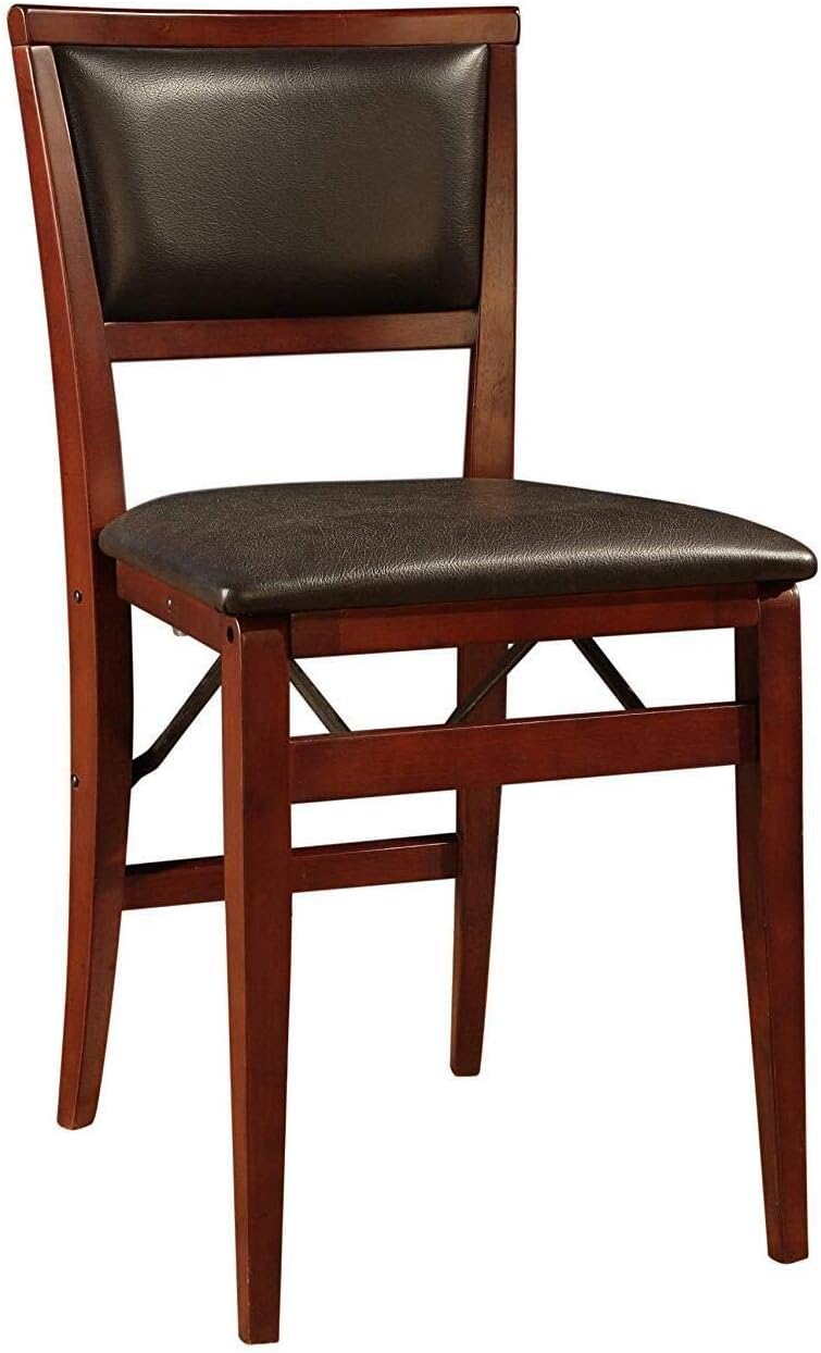 Set of 2 Linon Folding Chairs - Stylish & Space-Saving!