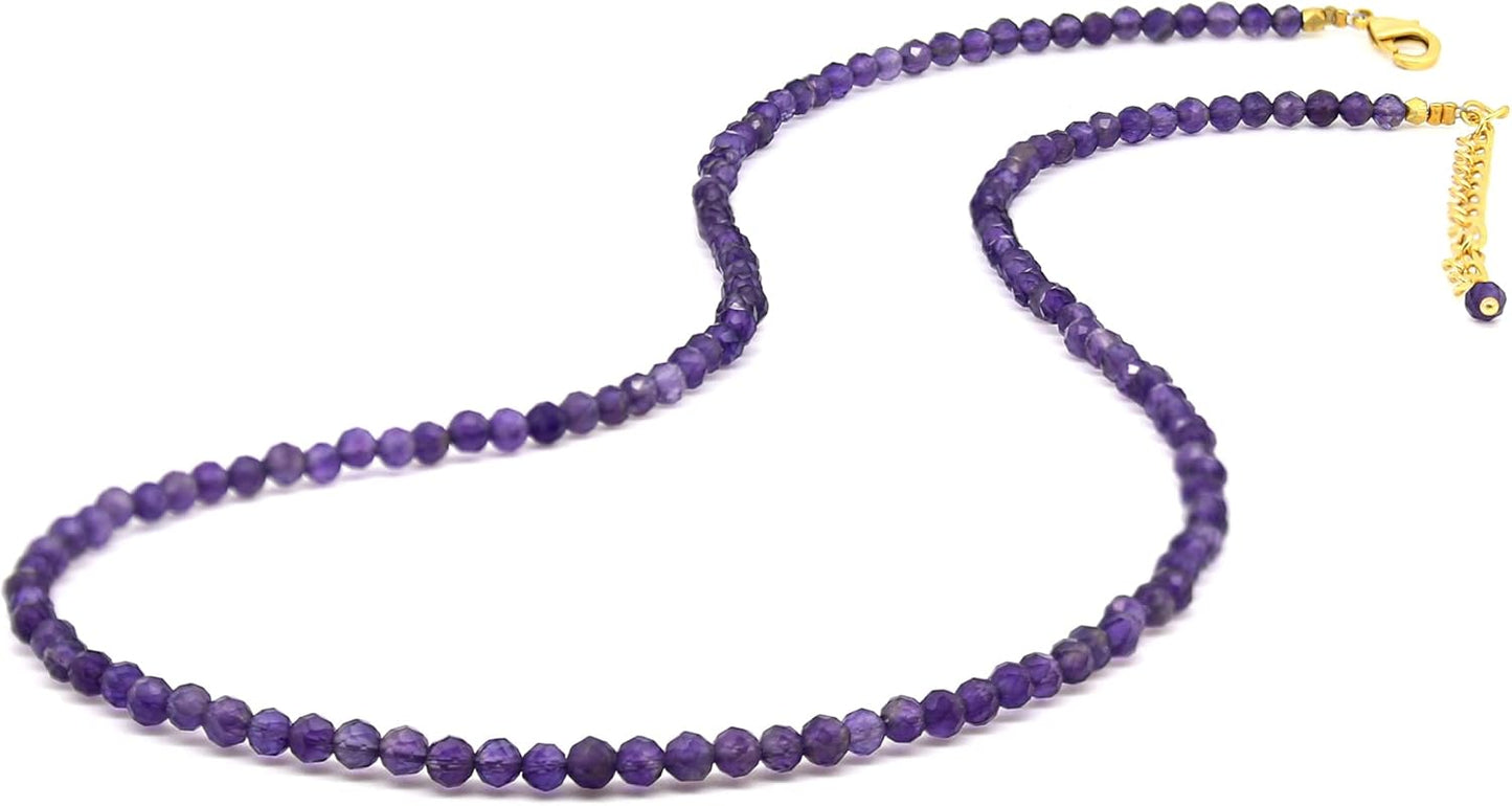 Gempires Natural Gemstone Beaded Necklace for Everyday Fashion