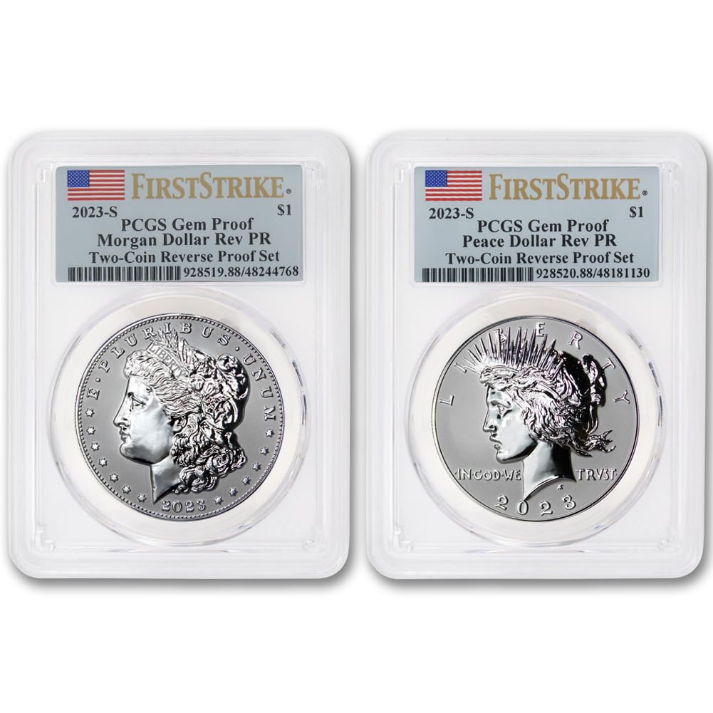 2023 S Set of American Silver Morgan and Peace Proof Coins