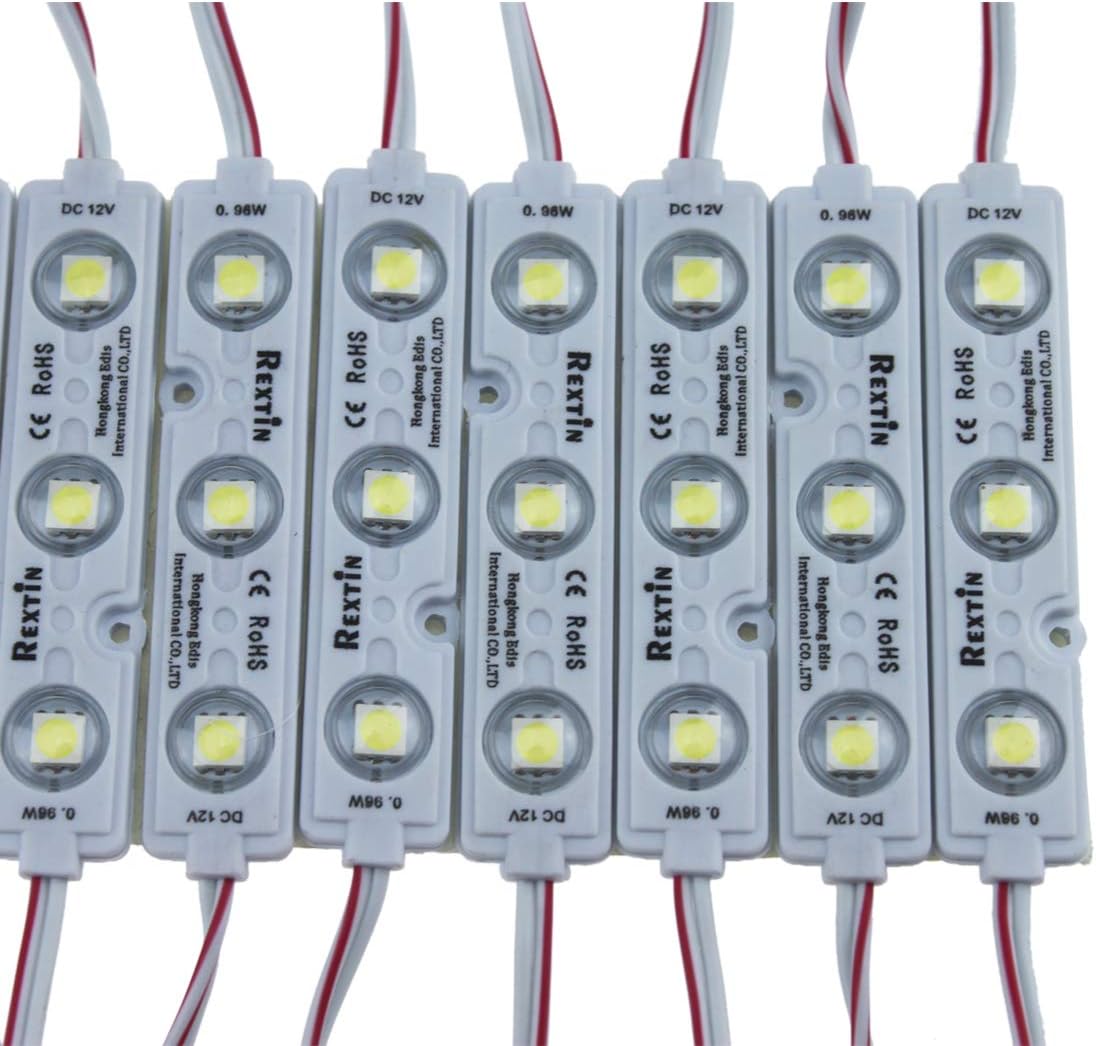 Rextin Super Bright 200pcs 3 LED Module for Decorative Lighting