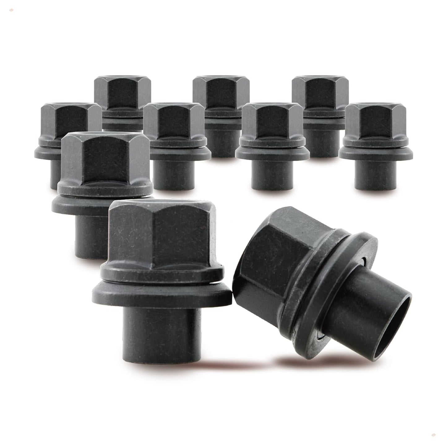 PSGSP Two-Piece 19mm Sleeve Flanged Wheel Nuts for Trucks