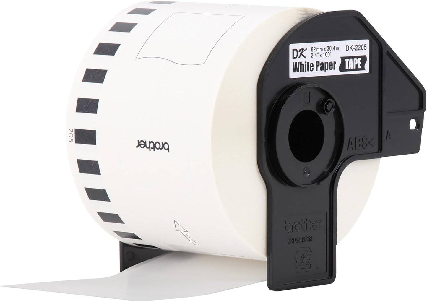 Brother Genuine Cut-to-Length Label Roll - 3 Rolls, 100 Ft Each