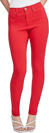 YMI Women's Hyperstretch Mid-Rise Skinny Jeans for All-Day Comfort
