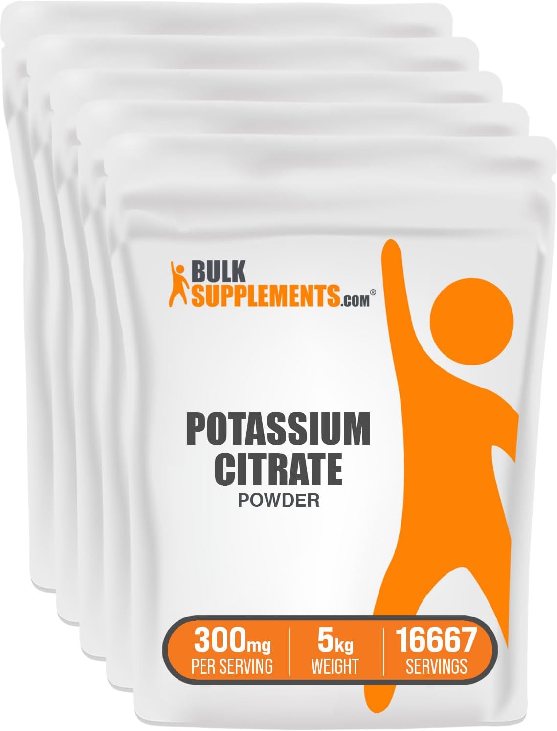 BulkSupplements Potassium Citrate Powder for Hydration Support