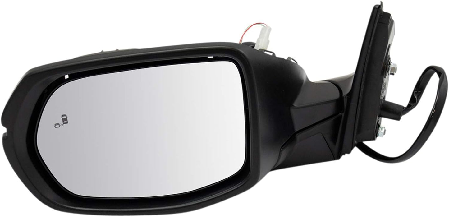 TRQ Driver Side Mirror Power Heated Turn Signal for Honda CR-V