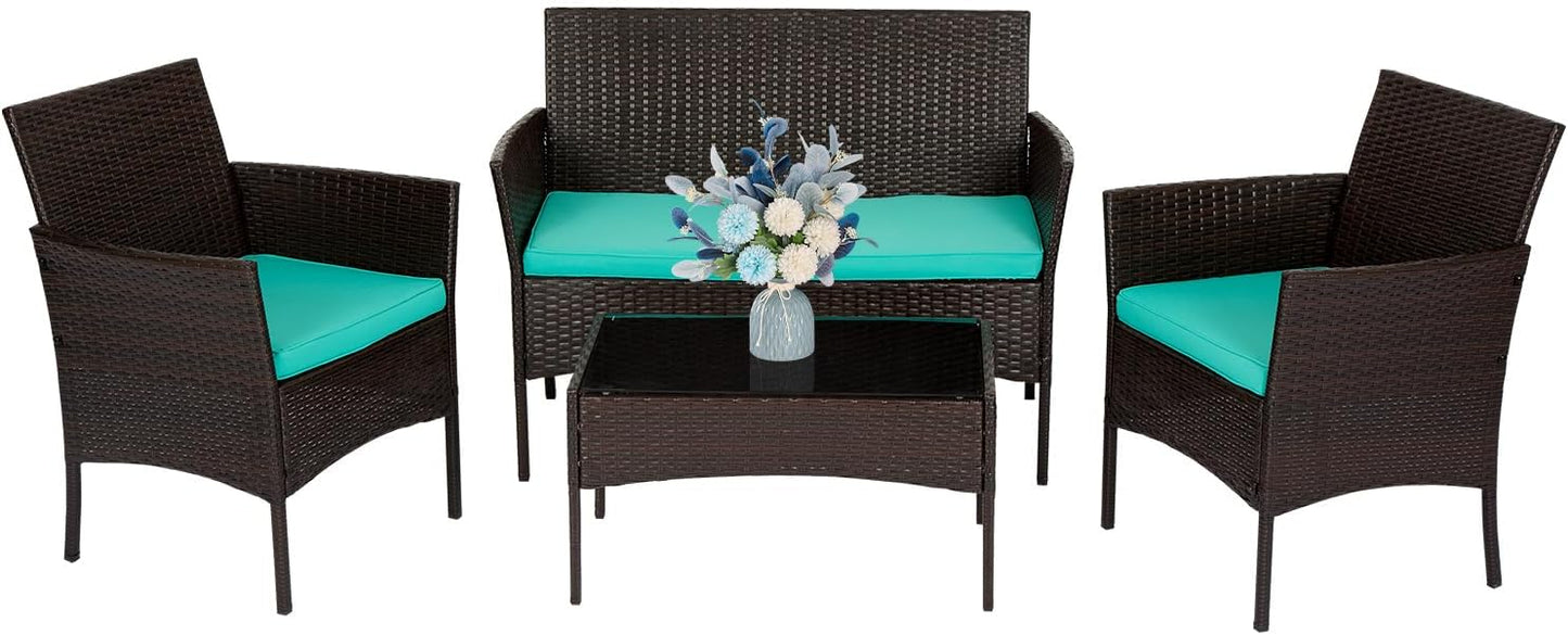 4-Piece Patio Furniture Set for Stylish Outdoor Spaces