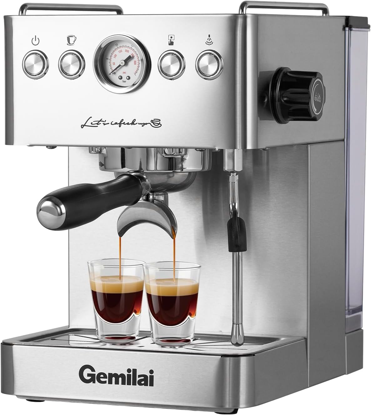 Powerful 15-Bar Espresso Maker - Perfect Gift for Coffee Lovers!