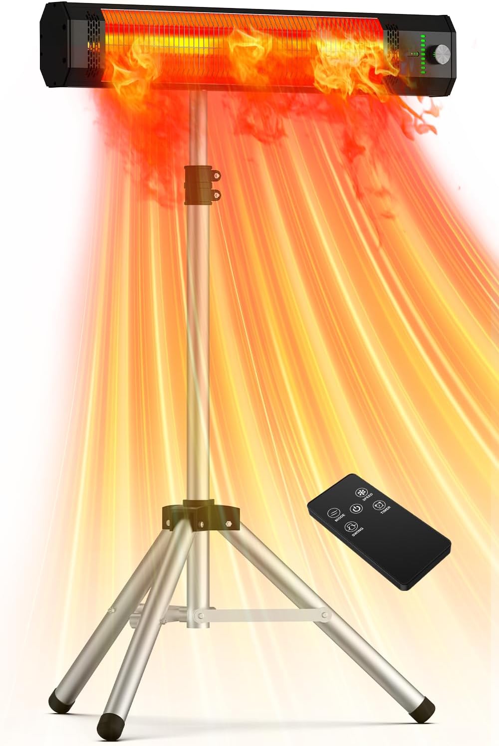 BALKO 1500W Patio Heater - Indoor & Outdoor Use