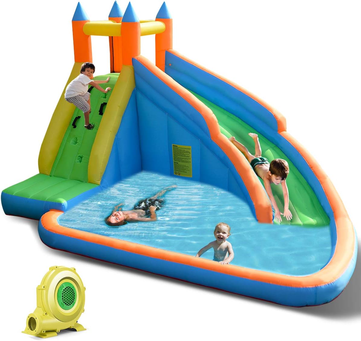Costzon Inflatable Water Slide for Kids - Ultimate Backyard Fun