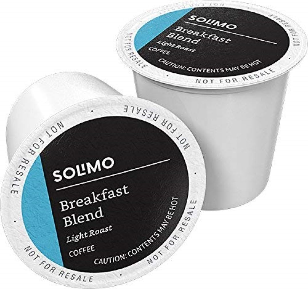 Solimo Light Roast Coffee Pods - Energize Your Mornings