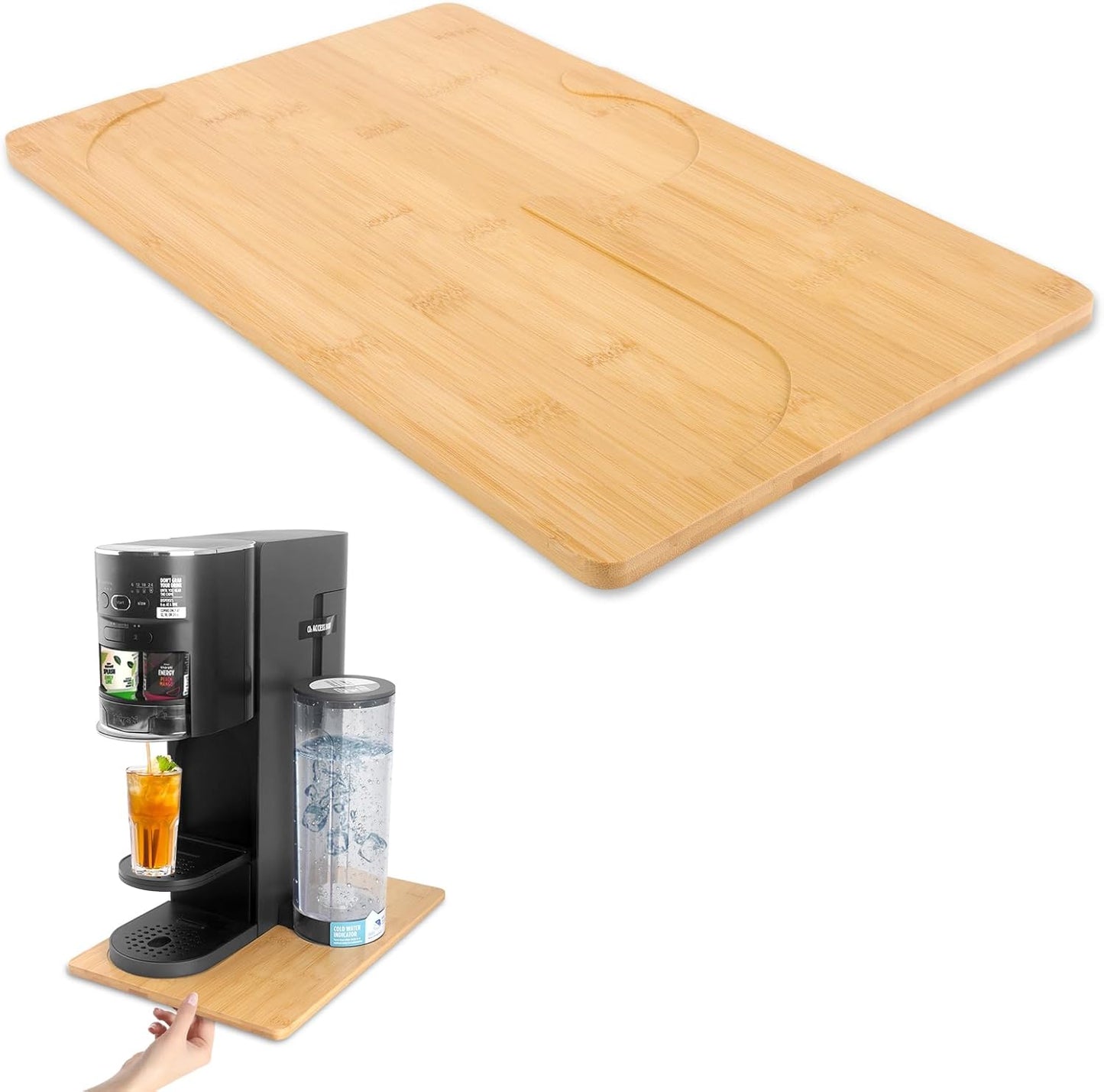 Bamboo Slider Tray for Ninja Thirsti - Easy Movement