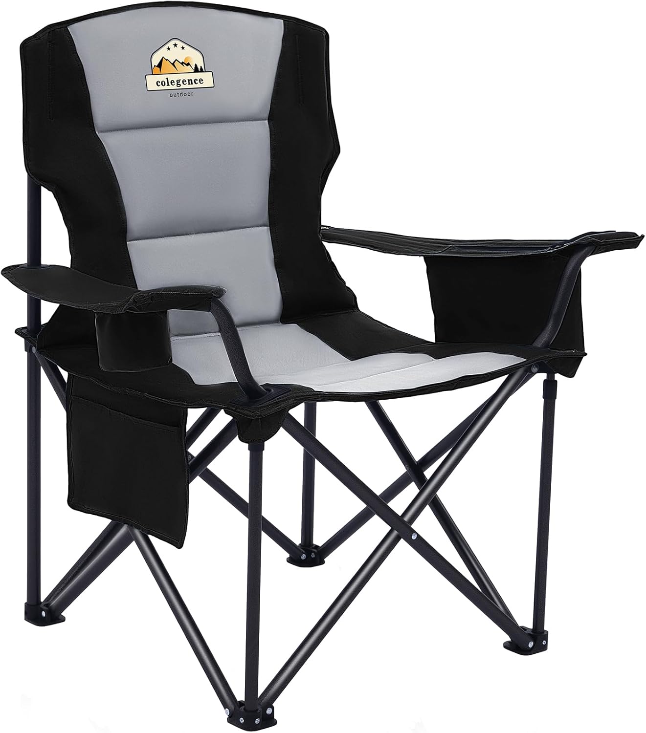 Oversized Camping Folding Chair for 450 LBS Support and Comfort