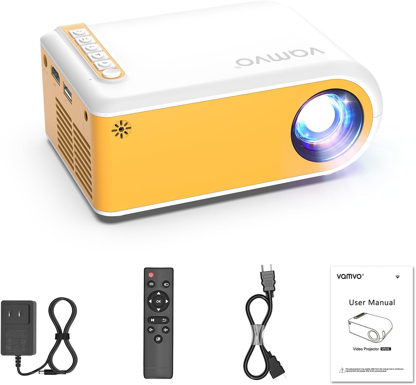 Vamvo Mini Projector: Home Theater & Outdoor Fun!