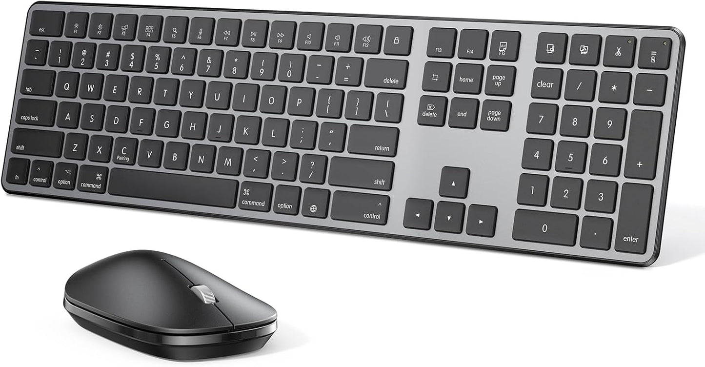 OMOTON Wireless Keyboard & Mouse Combo for Mac