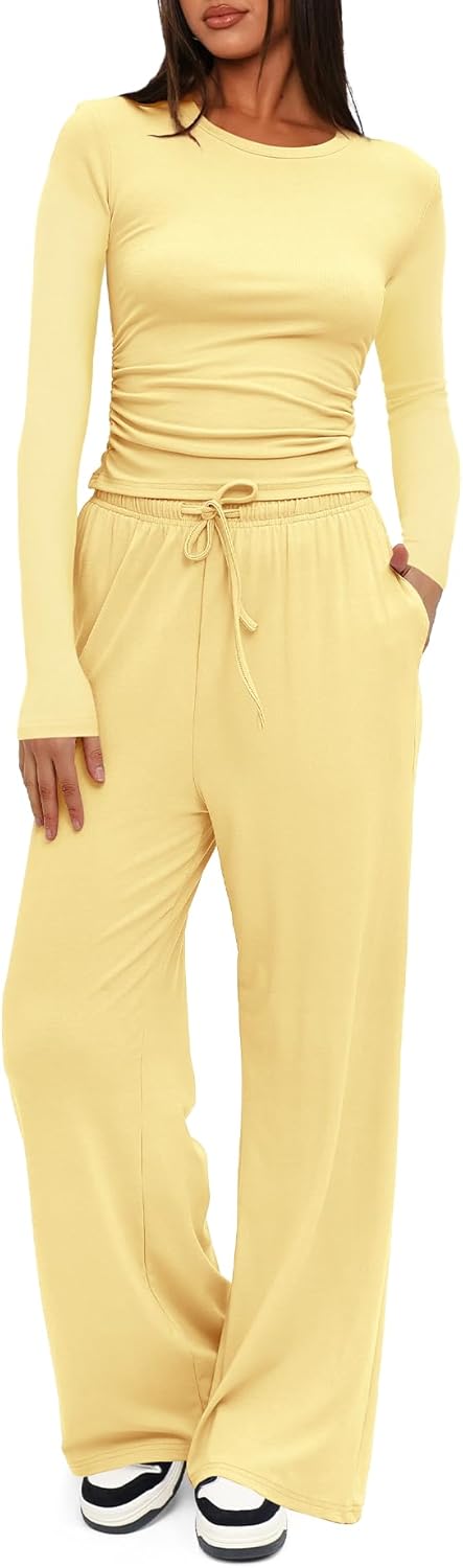 Darong Women's 2 Piece Outfits Lounge Sets for Fall 2025