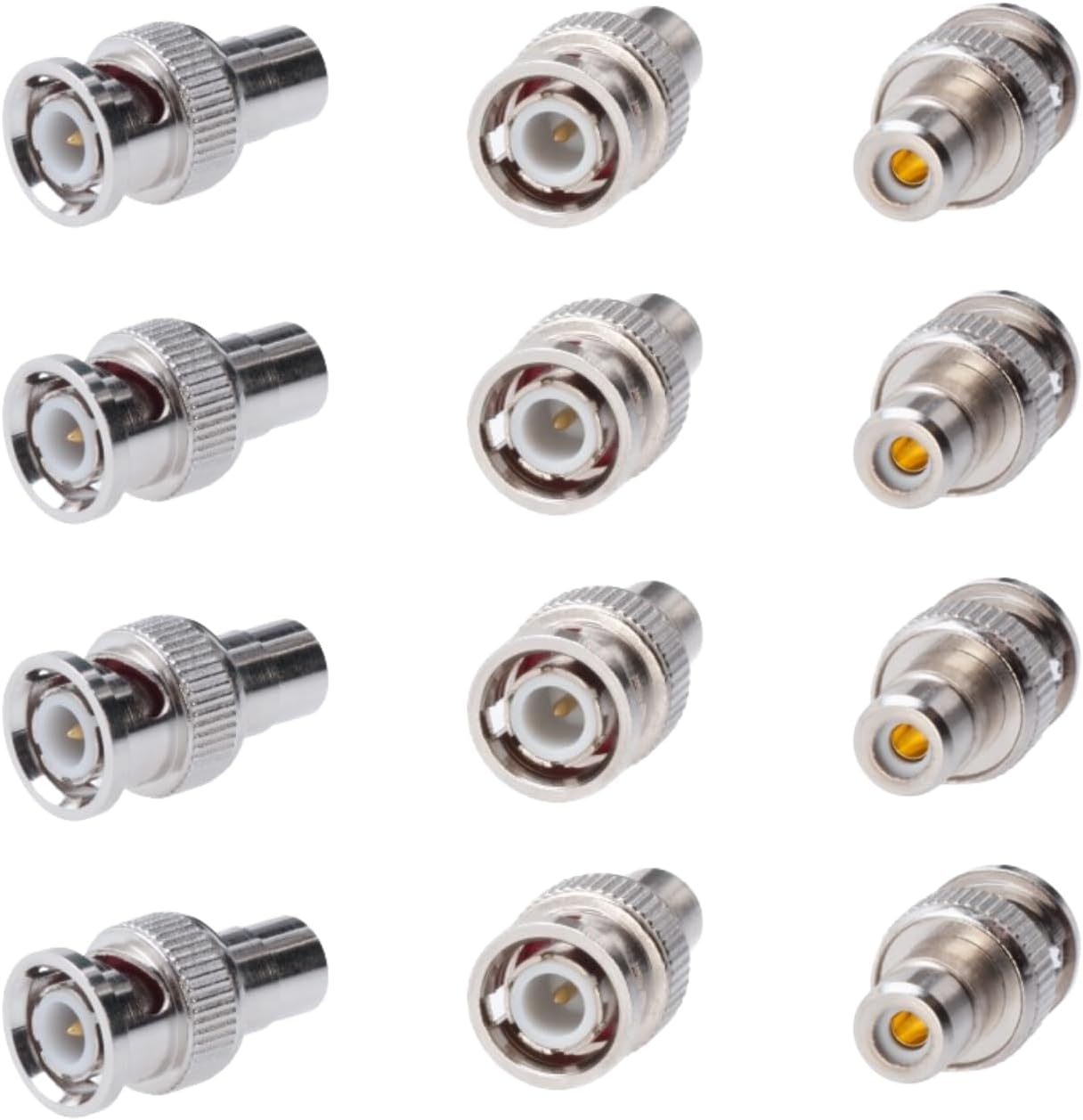 BNC Male to RCA Female Adapter for CCTV and Security Cameras