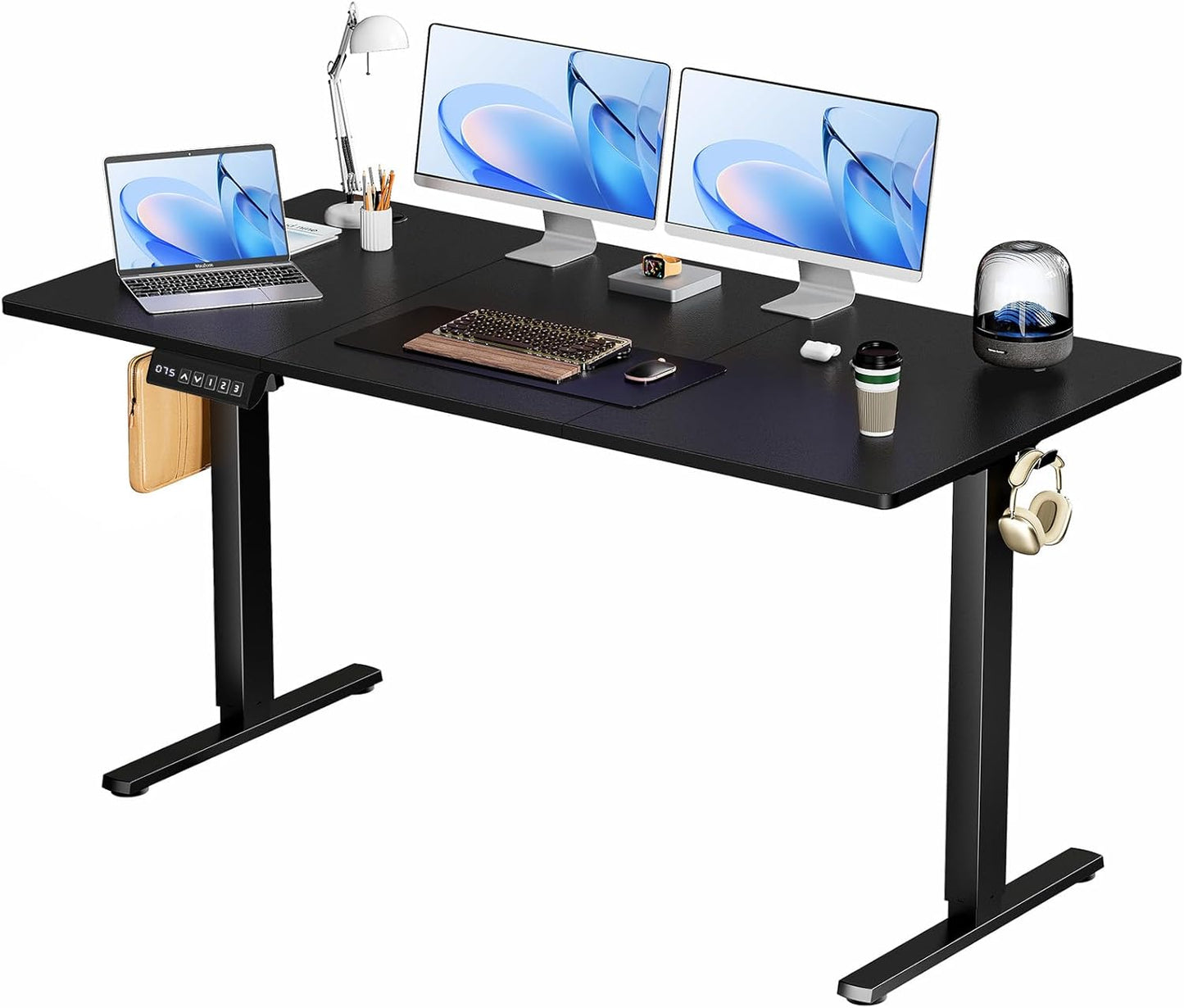 SMUG Electric Standing Desk - Ergonomic 63x24 Inch