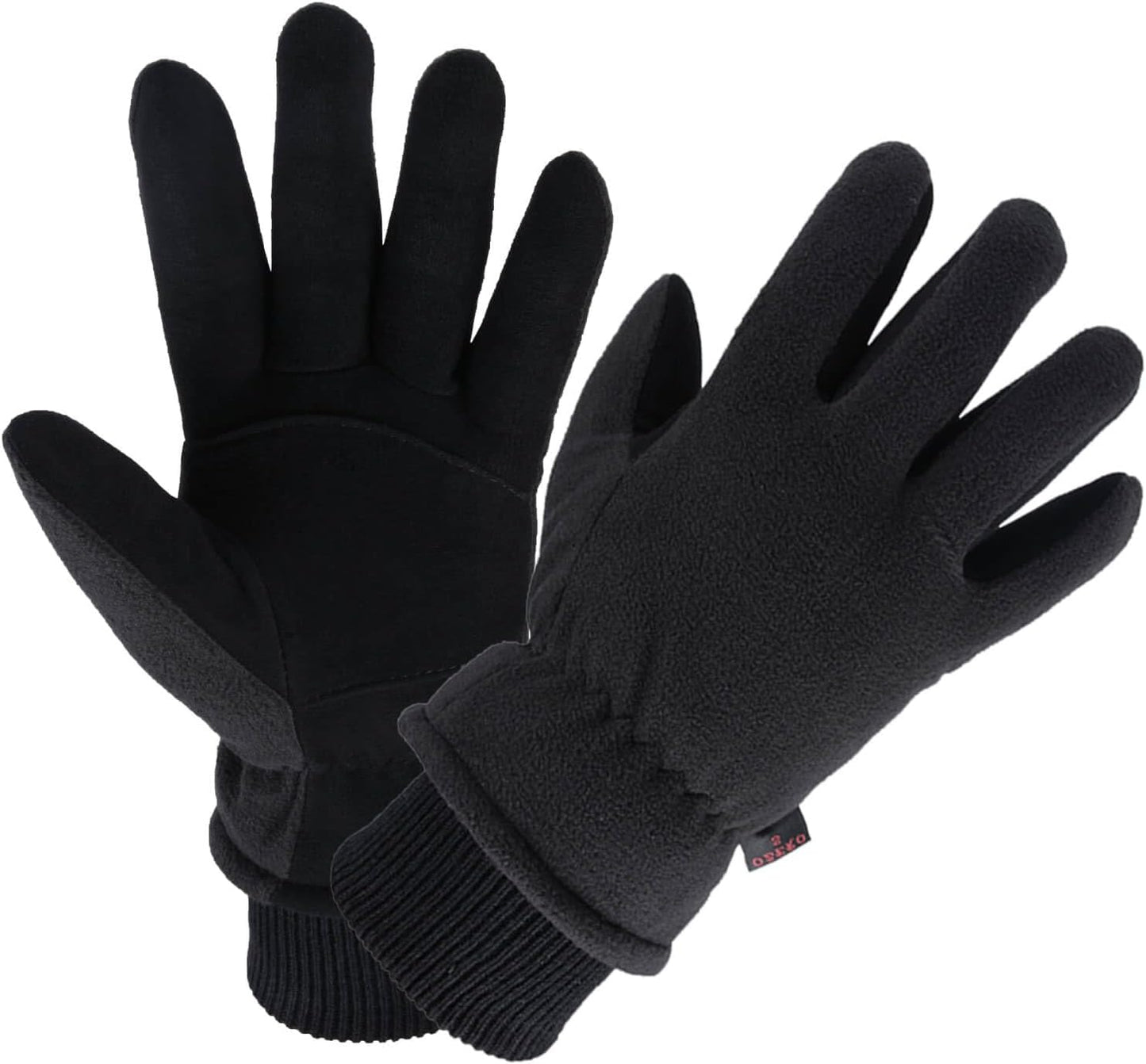 OZERO Thermal Deerskin Gloves -30F for Winter Sports