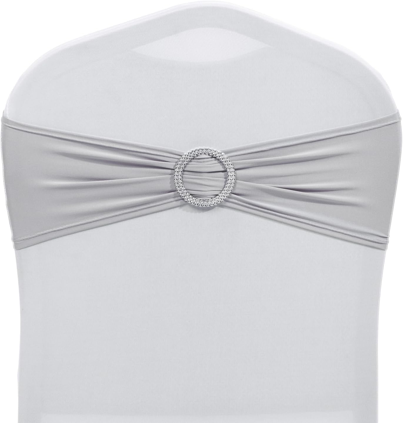 MDS Pack of 250 Spandex Chair Sashes for Wedding Events
