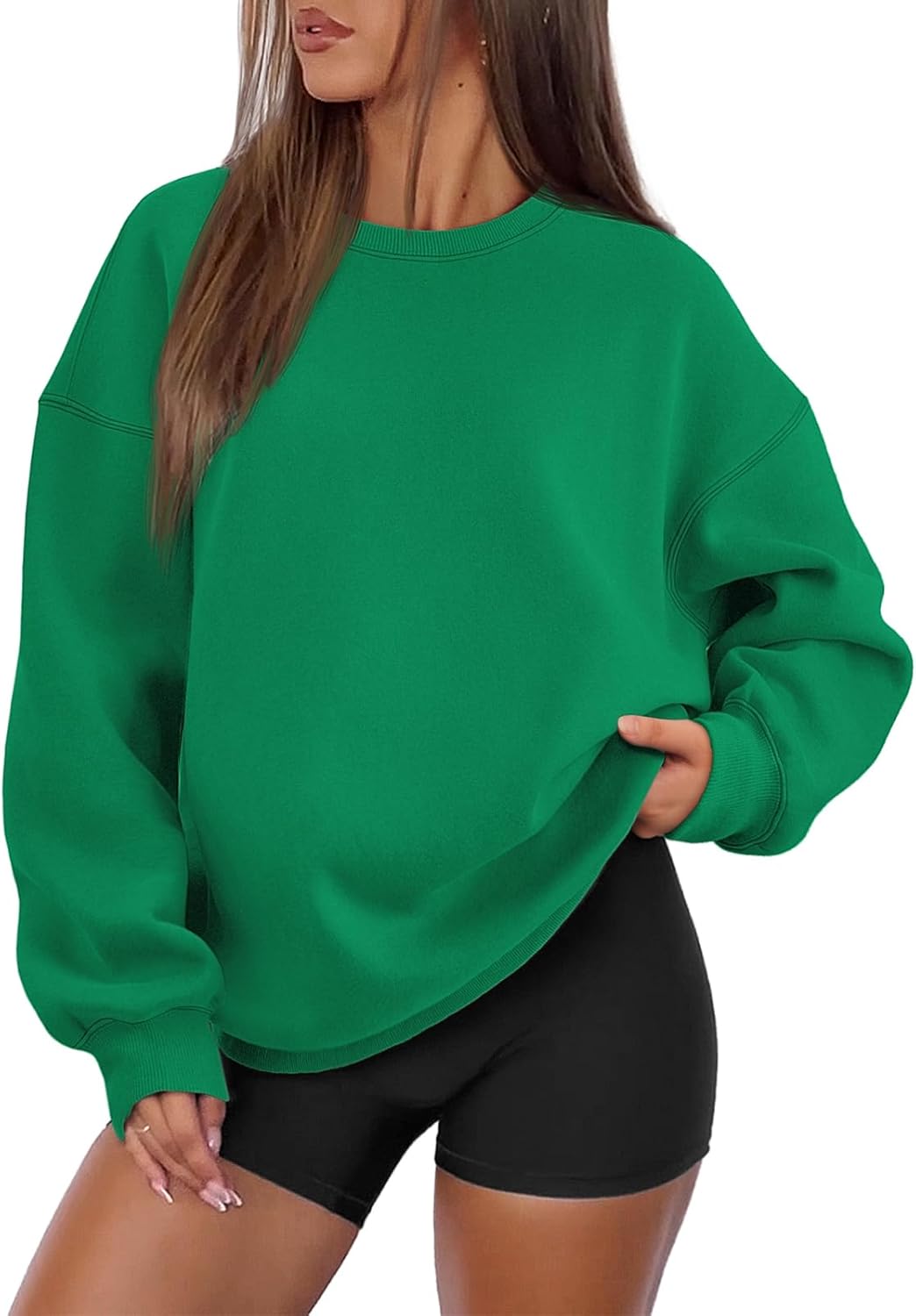 ATHMILE Oversized Sweatshirt for Women - Cozy Fall Fashion Top