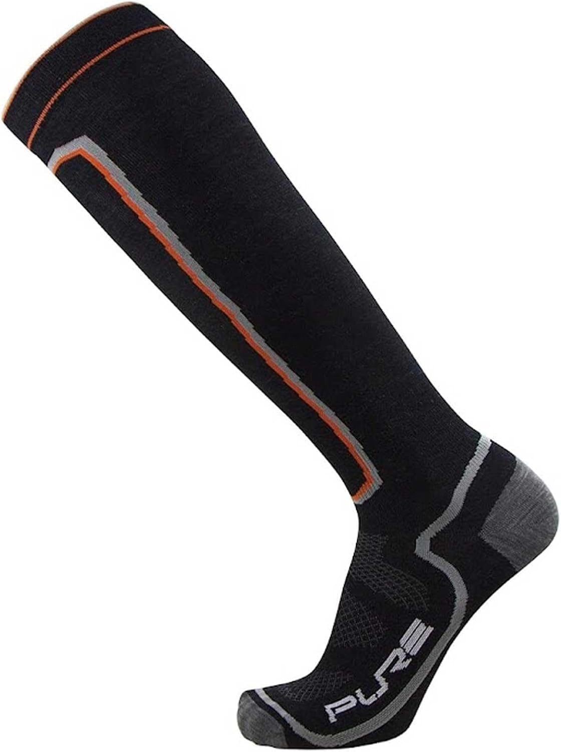Lightweight Merino Wool Ski Socks by Pure Athlete