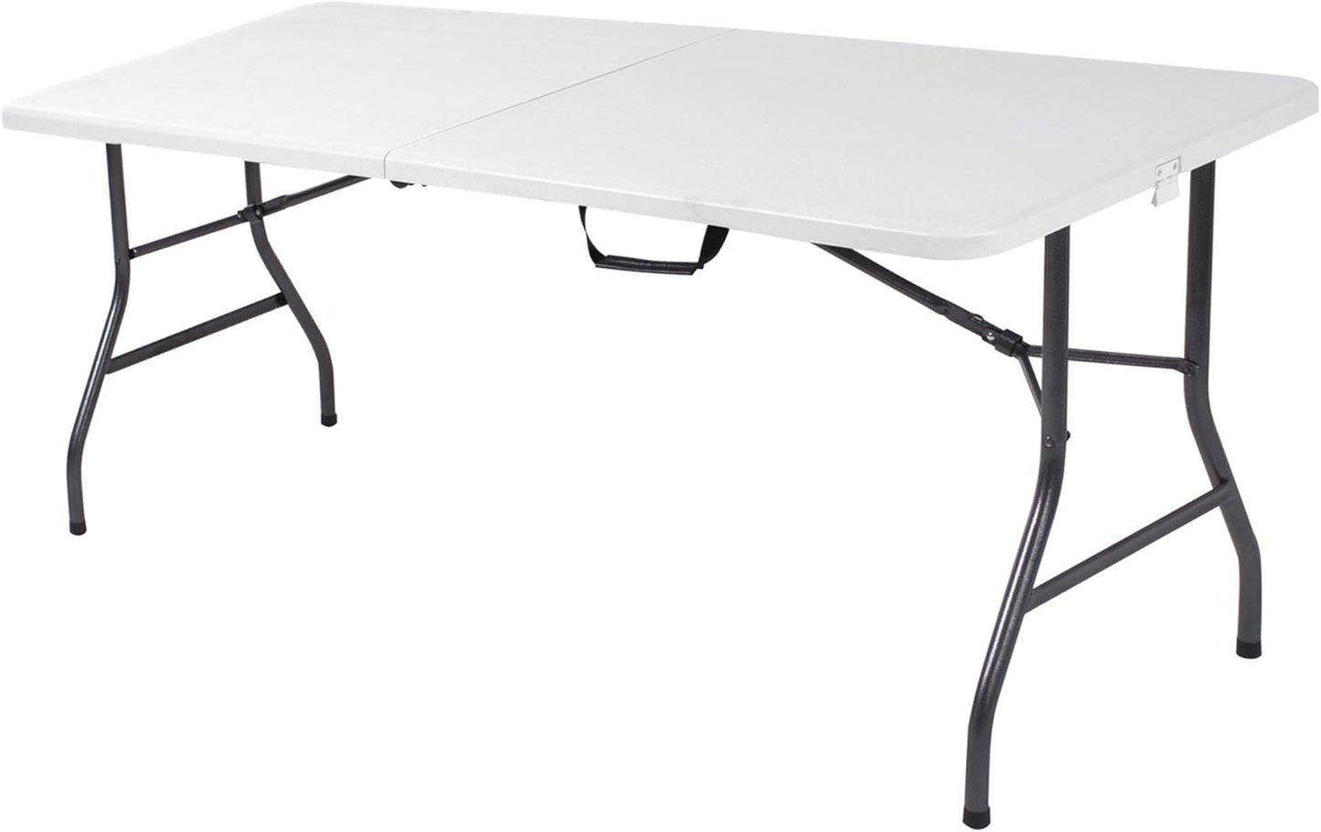 Cosco 6ft Fold-in-Half Folding Table for Indoor and Outdoor Use