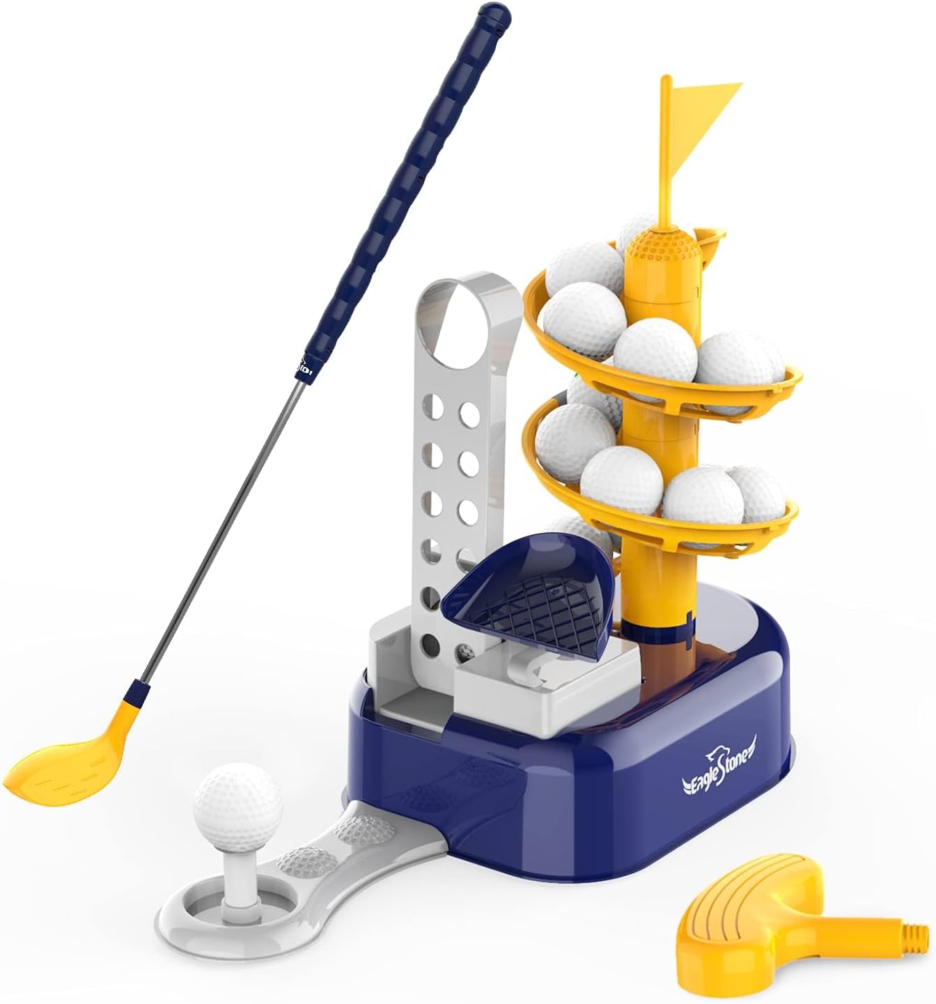 Kids Golf Set with Foot Pedal Launcher - Toddler Fun!