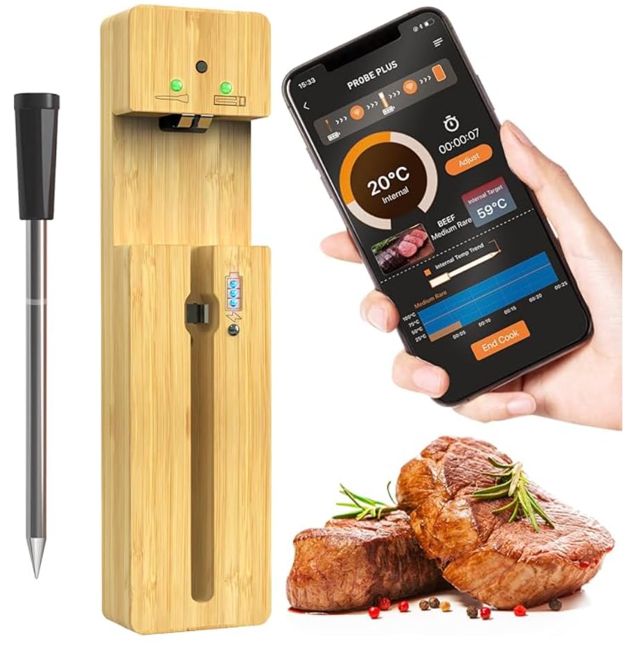 LILILI Wireless Meat Thermometer for Perfect Cooking Every Time
