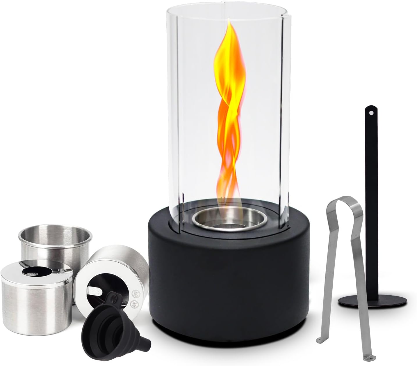 Tornado Tabletop Fire Pit by CROWN FIRE - Smokeless Design