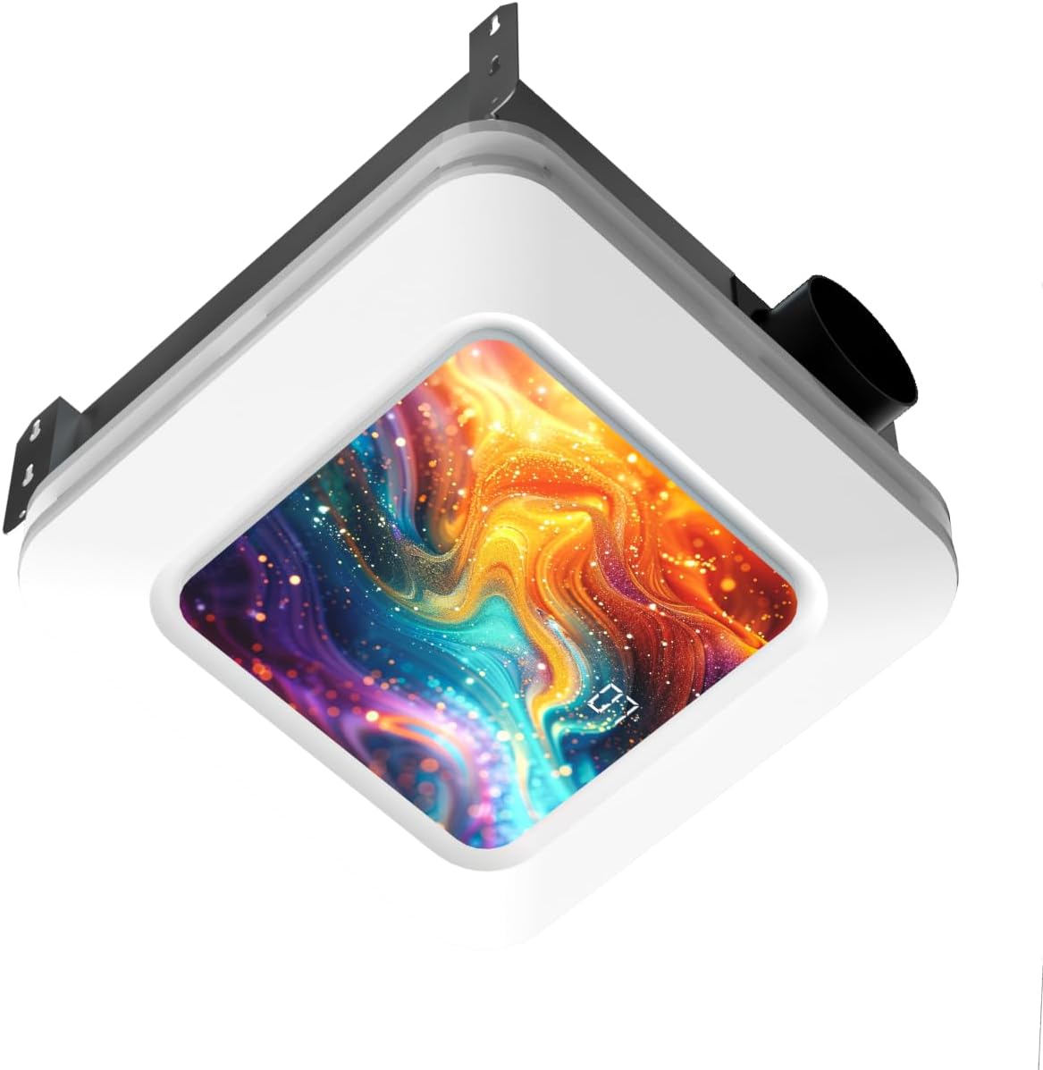 Bathroom Exhaust Fan with Humidity Sensor and LED Light Features