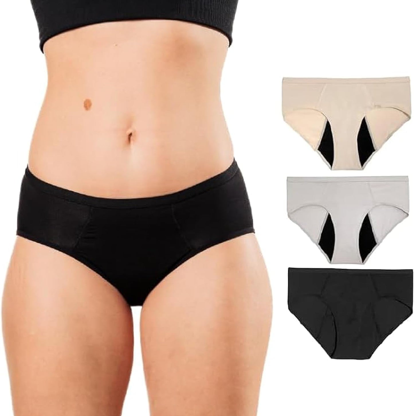 Bambody Absorbent Briefs: Super Comfy Leakproof Period Panties