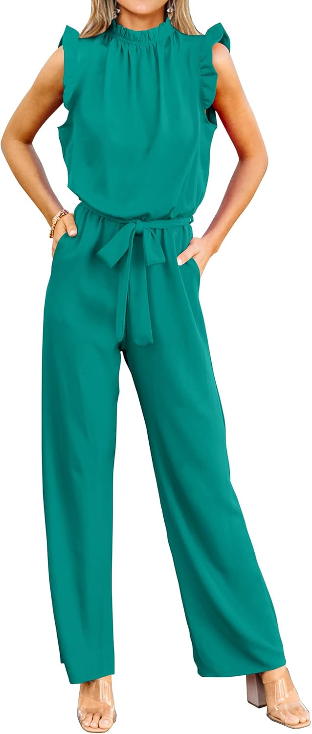 KIRUNDO Jumpsuits for Women: Elegant Summer One Piece Romper