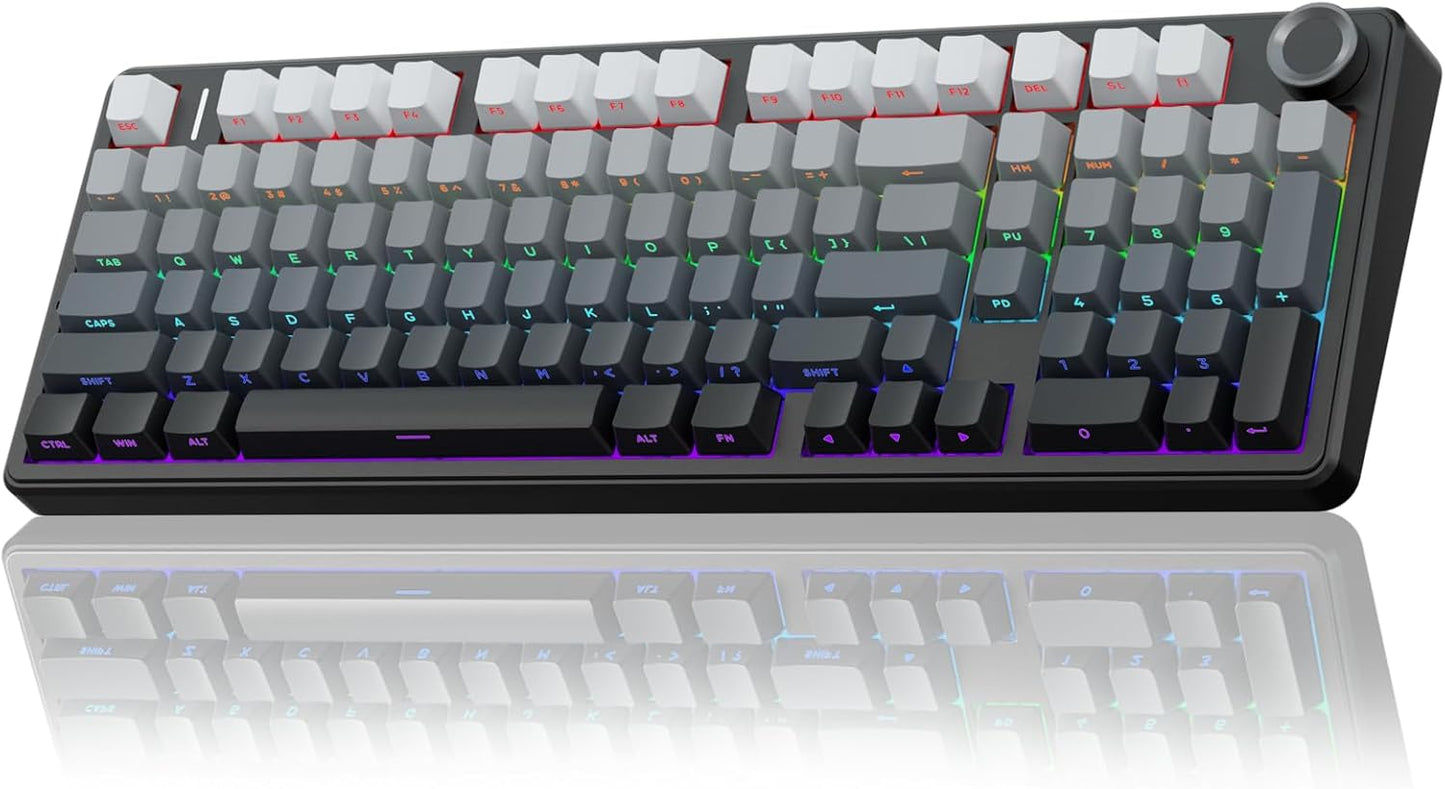 AULA F99 Pro Wireless Mechanical Keyboard with Knob and RGB