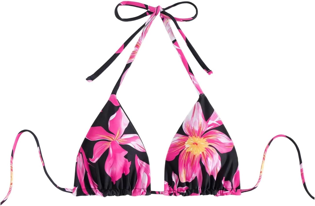 Milumia Reversible Floral Bikini: Versatile Halter Style