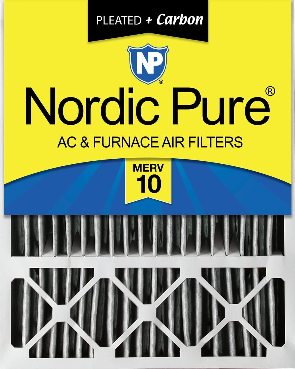 Nordic Pure 20x25x5 Honeywell Replacement Air Filters MERV 10