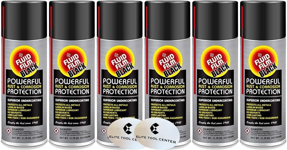 Fluid Film AS11B Rust and Corrosion Inhibitor 6 Pack Sprays