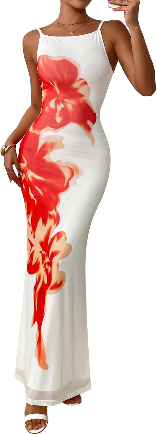 PRETTYGARDEN Womens Summer Dresses 2025 Elegant Maxi Gown