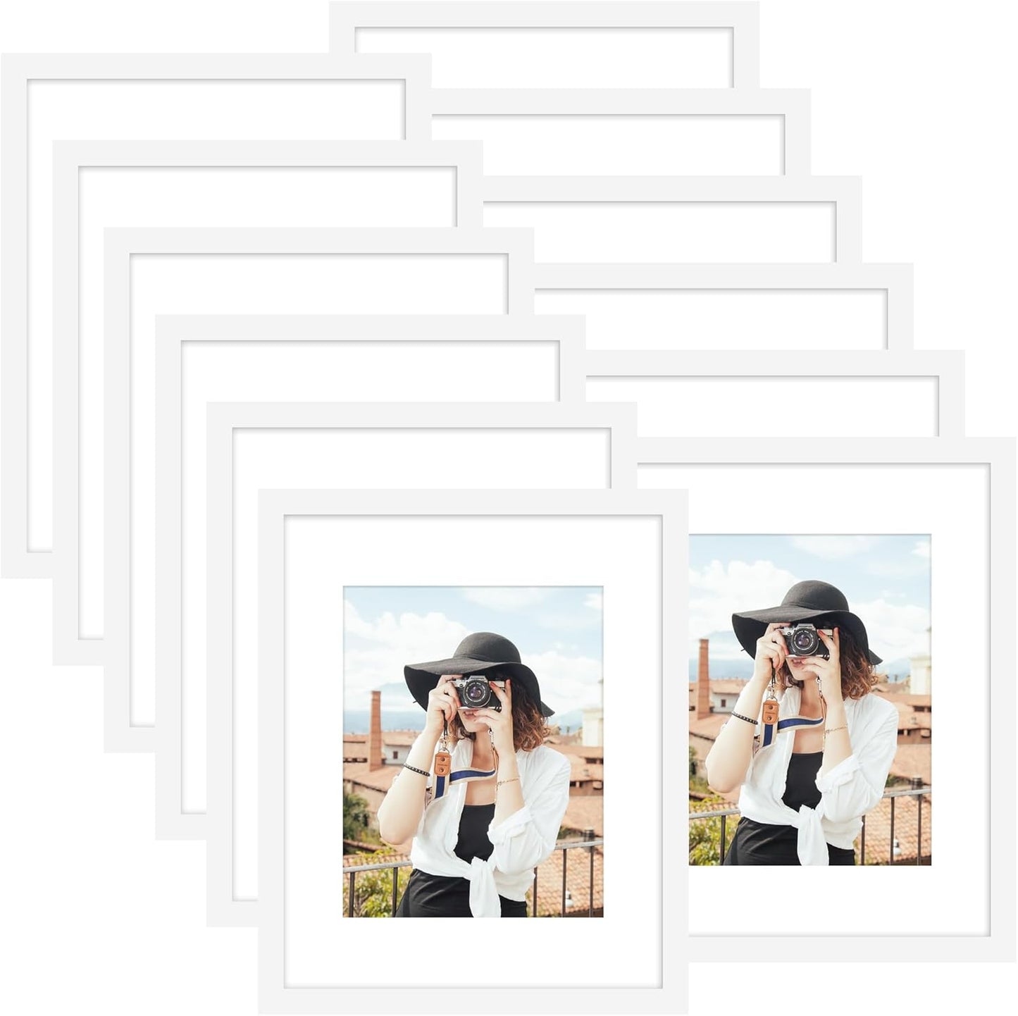 Picrit 16x20 Picture Frame Set of 12 for Wall Mounting Display