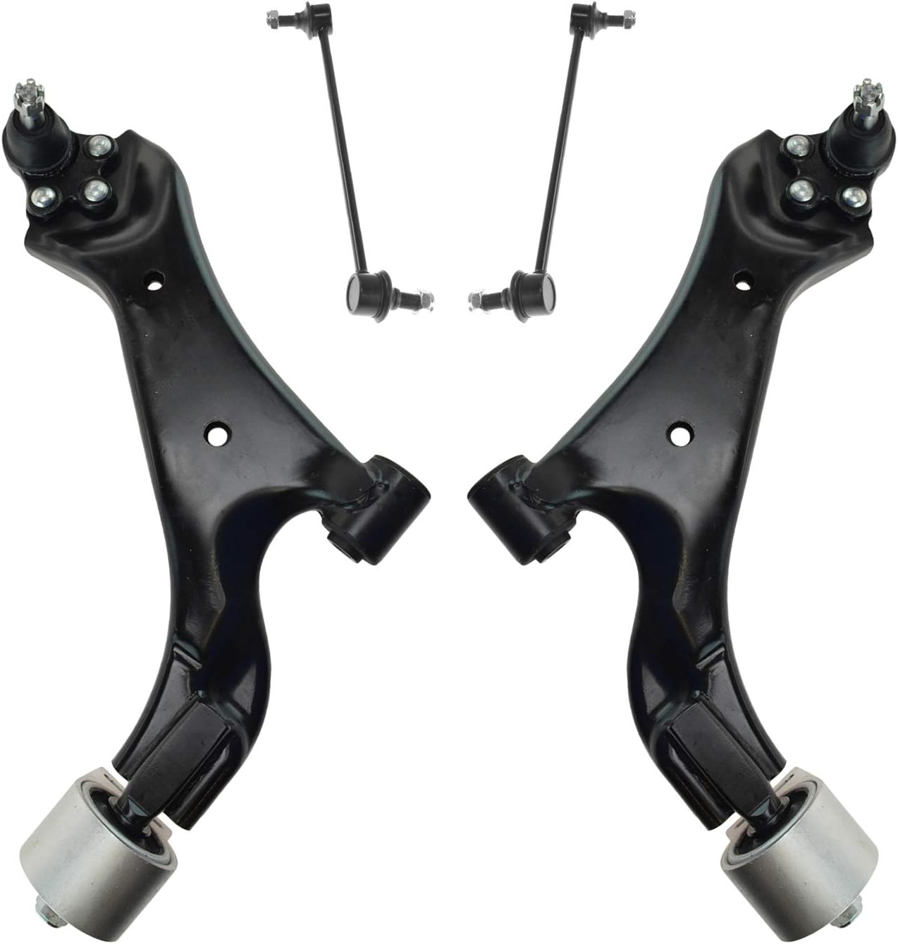 TRQ Front Suspension Kit Control Arm & Sway Bar Links for Captiva