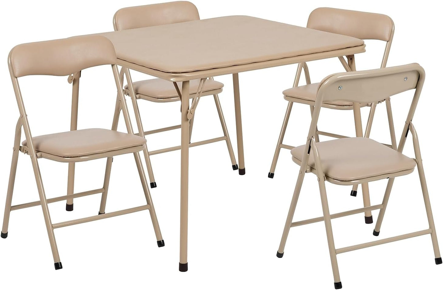 Mindy Kids 5-Piece Folding Table and Chairs Set for Activities
