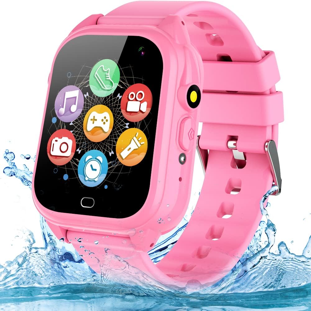 Kids Waterproof Smart Watch with 26 Games